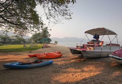 Watersport are available on Lake Kivu