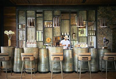 Main bar area and wine celler