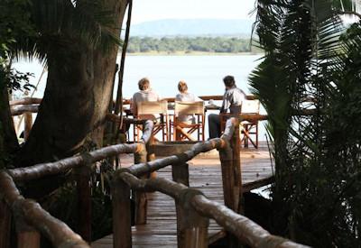 Birding in and around the tented camp