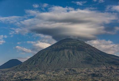 The stunning Virunga volcanoe