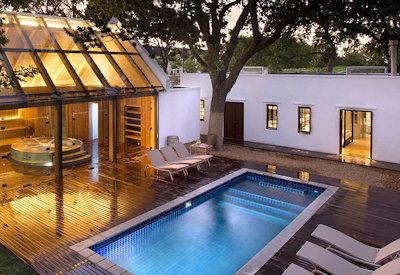 Large private swimming pool
