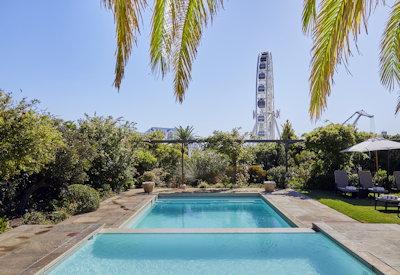 The lovely outdoor pool with panoramic views