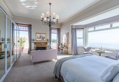 The stunning deluxe spa rooms