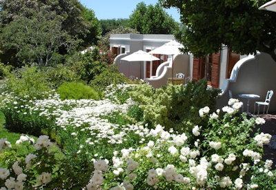 Private balcony overlooking beautiful gardens