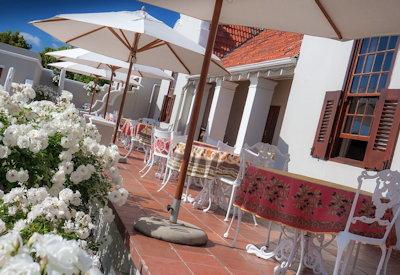 Both indoor and outdoor dining room options