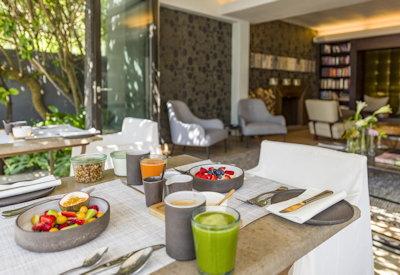 The breakfast spot and outdoor dining