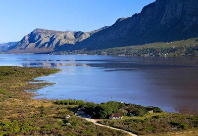 Located on the Hermanus lagoon