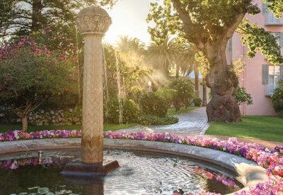 Old world charm when walking the hotel grounds
