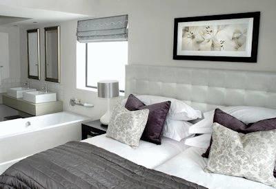 Luxury suites are tastefully decorated