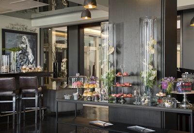 Luxury hotel with modern conveniences