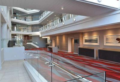 The main foyer and lounge area