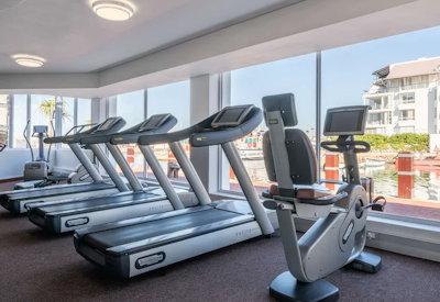 Free parking and gym facilities