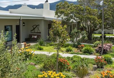 Beautiful lush gardens
