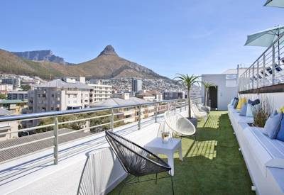 Views out over Sea Point and Signal Hill