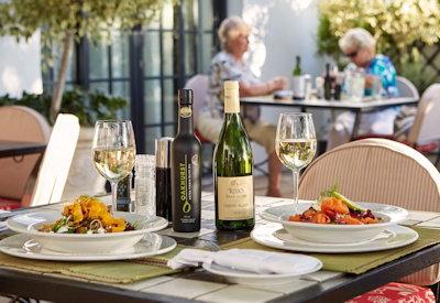 Ground floor restaurant and front desk