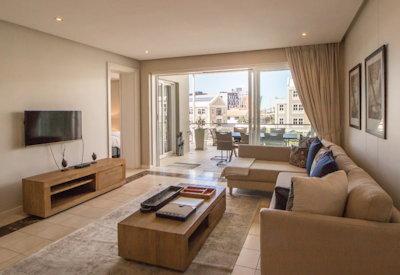 Lounge area with TV and WiFi