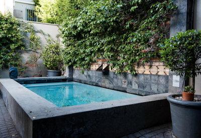 A plunge pool for those hot summer days