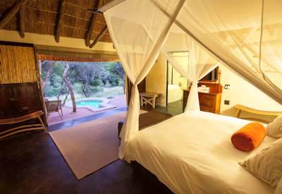 Thatched luxury suites