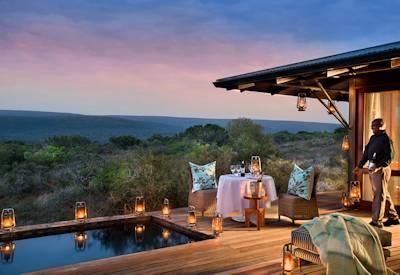 Private and intimate plunge pools