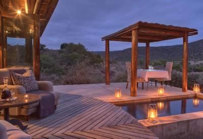 Private deck and plunge pool