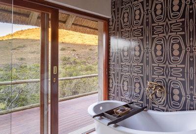 En-suite bathrooms with a view