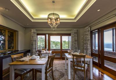 Indoor dining area @ Sea with air conditioning