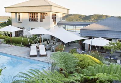 Central guest area at Kanonkop