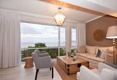 Robberg Beach from seaview suites
