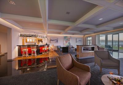 Lounge and bar area