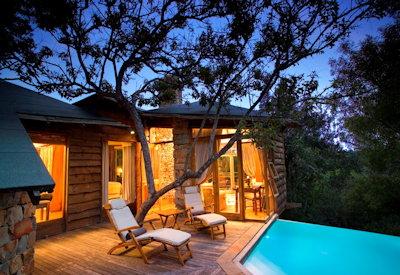 Private and intimate plunge pools