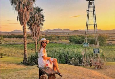 Views out over the worlds longest wine route