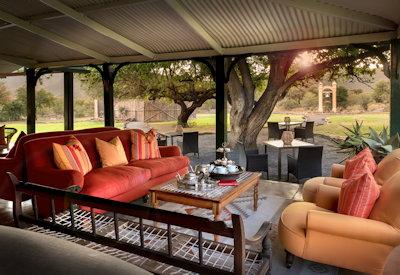 High tea on the verandah