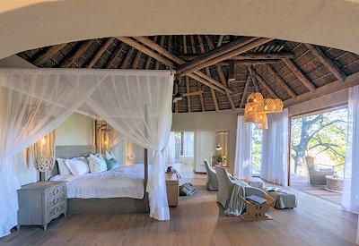 Dulini River with thatched suites and incredible views