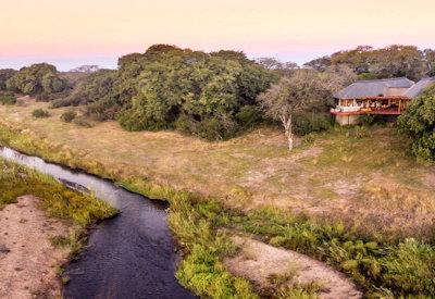 Dulini with views over the Sand River