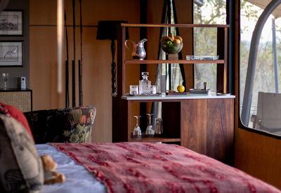 En-suite bedrooms with views of surrounding bush