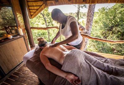 Spa, wellness and yoga options when staying at Garonga Safari