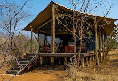 Tented safari camps in the Manyeleti