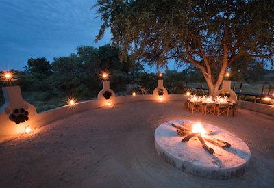 Boma area at River Sands Lodge