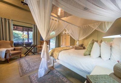 Comfortable beds with mosquito nets