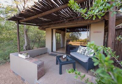 Private outdoor and viewing verandah