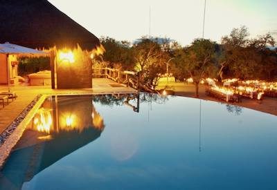 The large infility pool at River Lodge