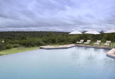 Stunning rim flow infinity pool
