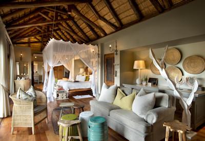 Luxury safari suites at Narina
