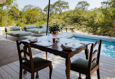 An idyllic african wilderness with magnificent grounds