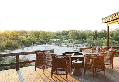 Viewing and dining deck at Founders