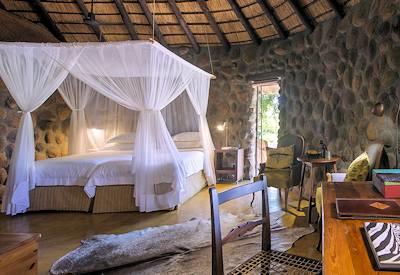 Thatched safari suites