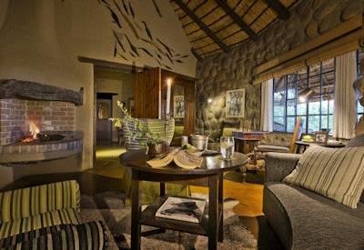 Lounge area at Geiger's safari camp