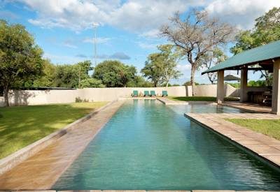 Large and cool lap swimming pool