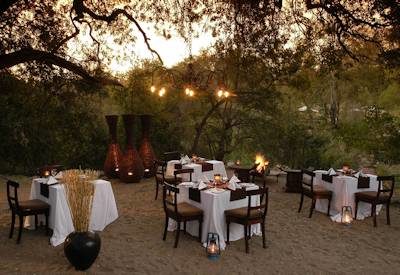Outdoor boma area