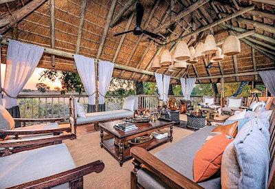 Main lounge area at Sabi Selati
